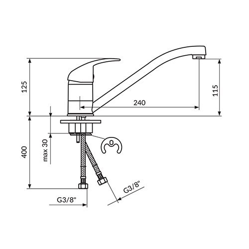 ROSAN KING ZA SUDOPERU 2 CEVI J381001 - Slika 2