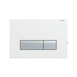 GEBERIT TIPKA SIGMA 40 belo staklo 115.600.SI.1