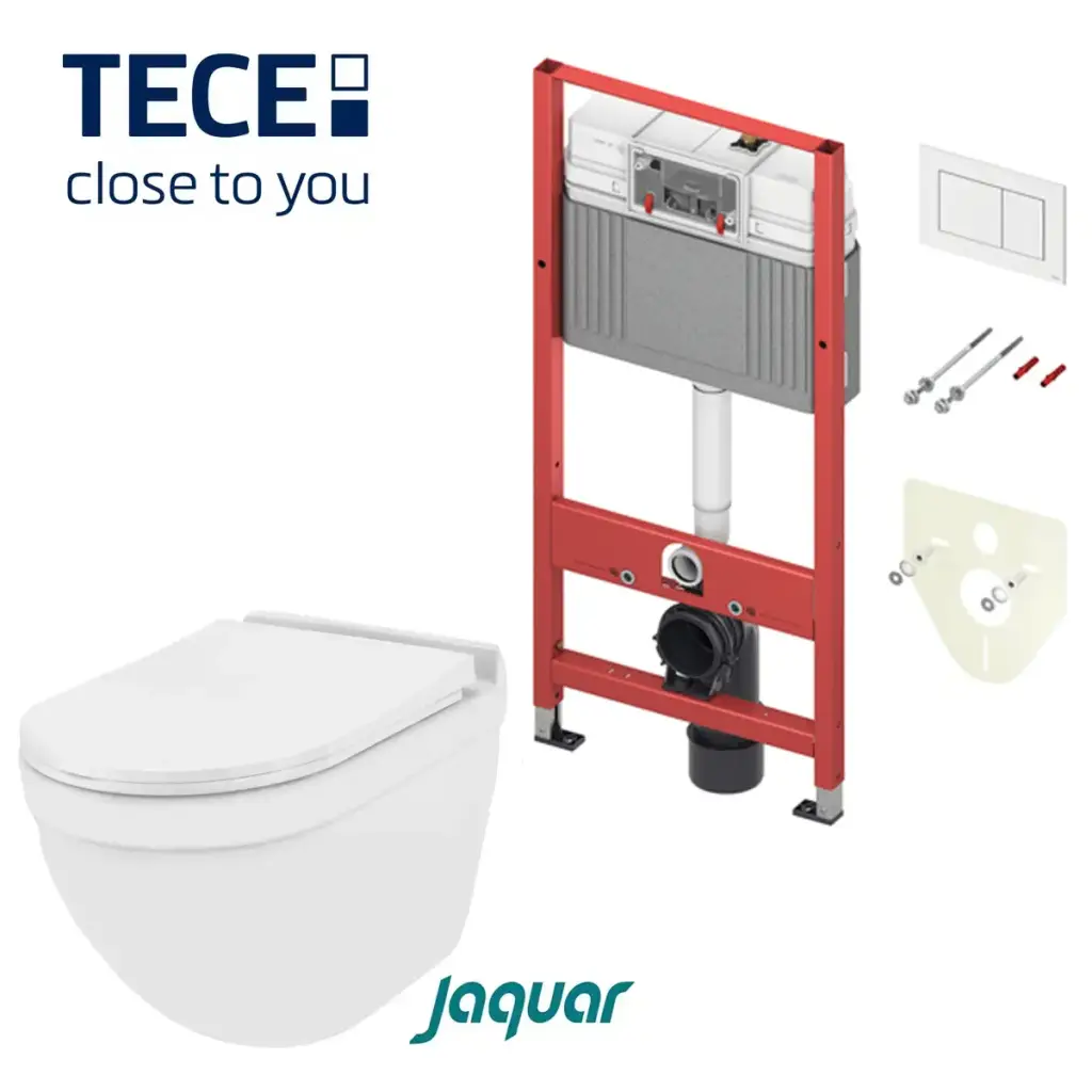 Set TECE ugradni vodokotlić i Jaquar Solo WC šolja bela