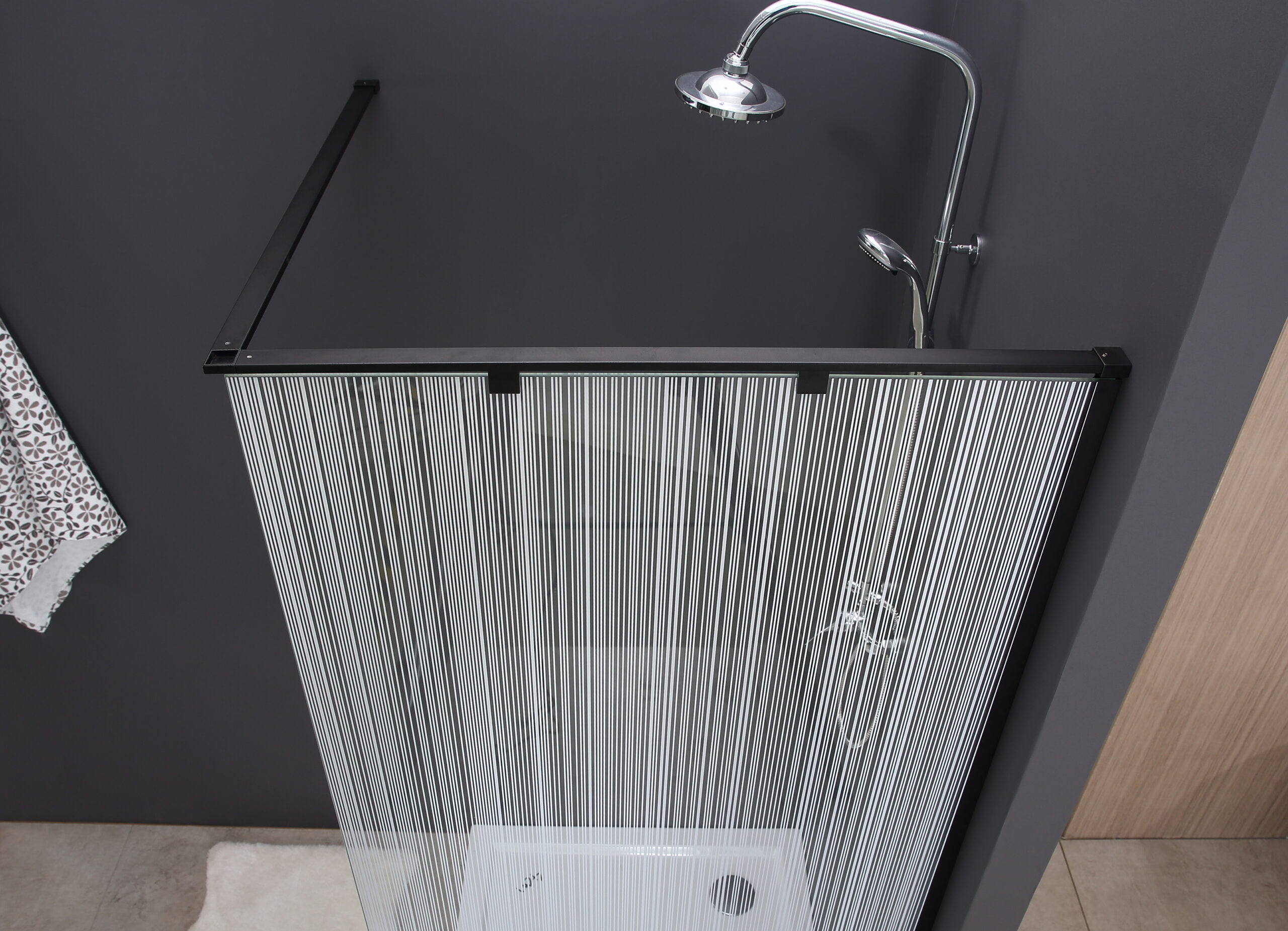 Fiksni tuš paravan Walk-in Velum S-473L-90/8mm - Slika 3