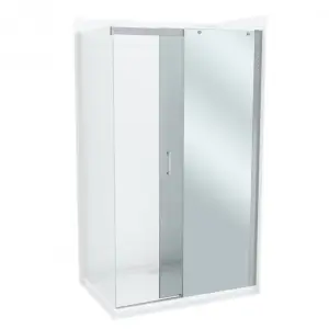 Stakleni paravan Copen Titan 120x195 cm providno staklo sa ogledalom 8 mm prodaja ugradnja Beograd