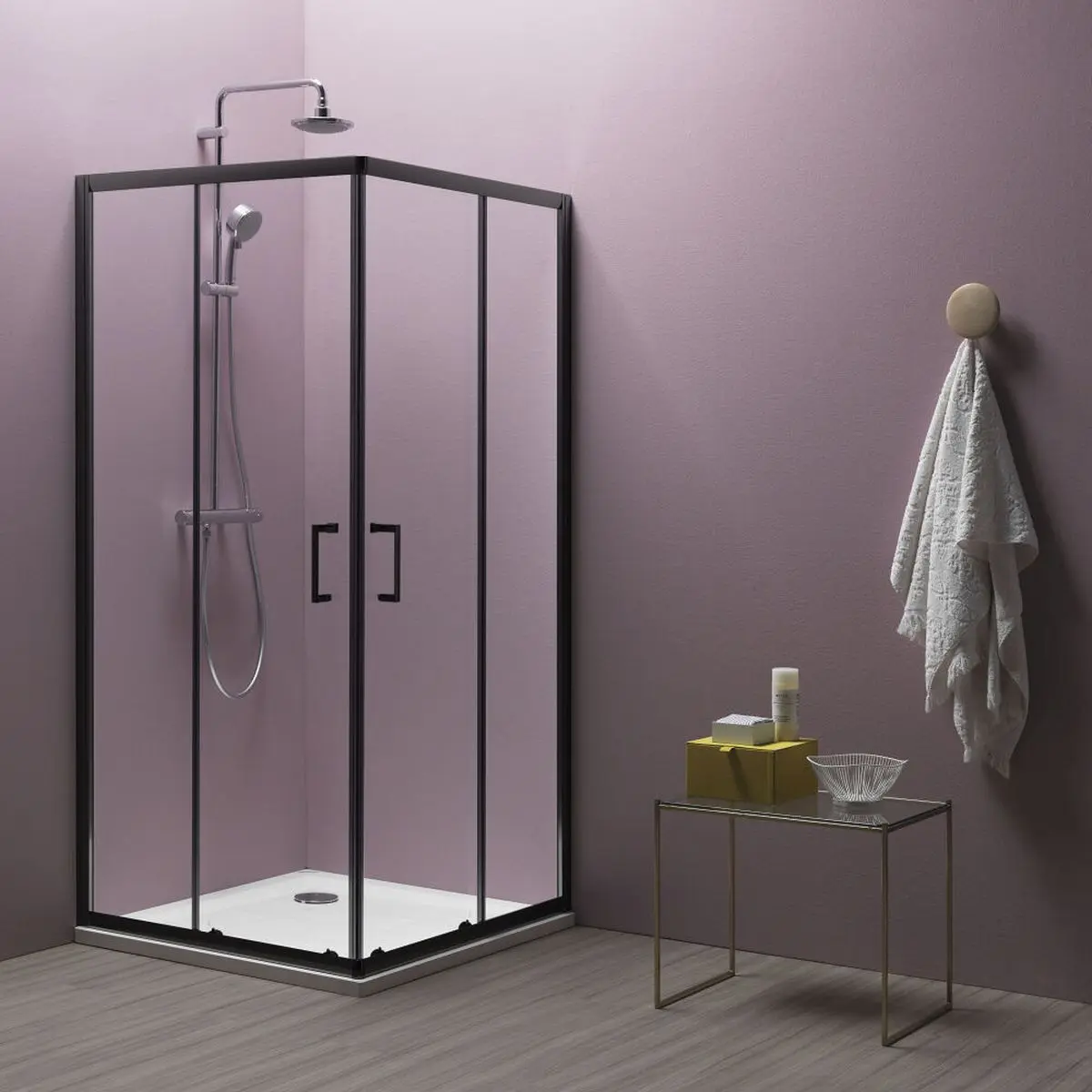 Kolpa San Eco Quat Tuš kabina TKK 90K Black