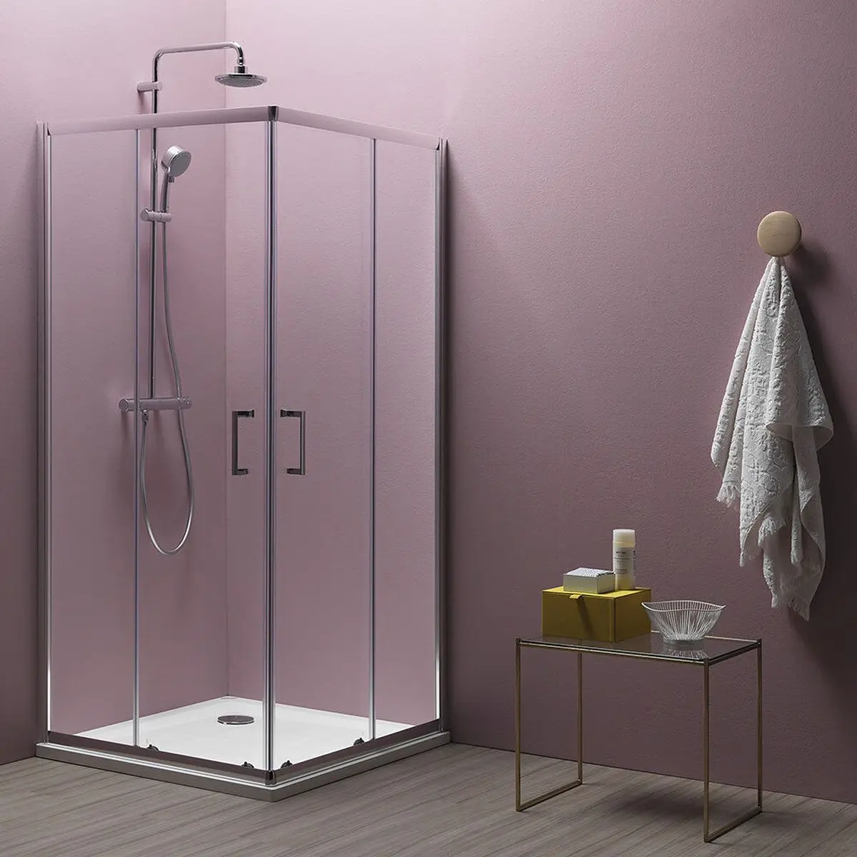 Kolpa San Tuš Kabina Eco Quat TKK 90K Silver