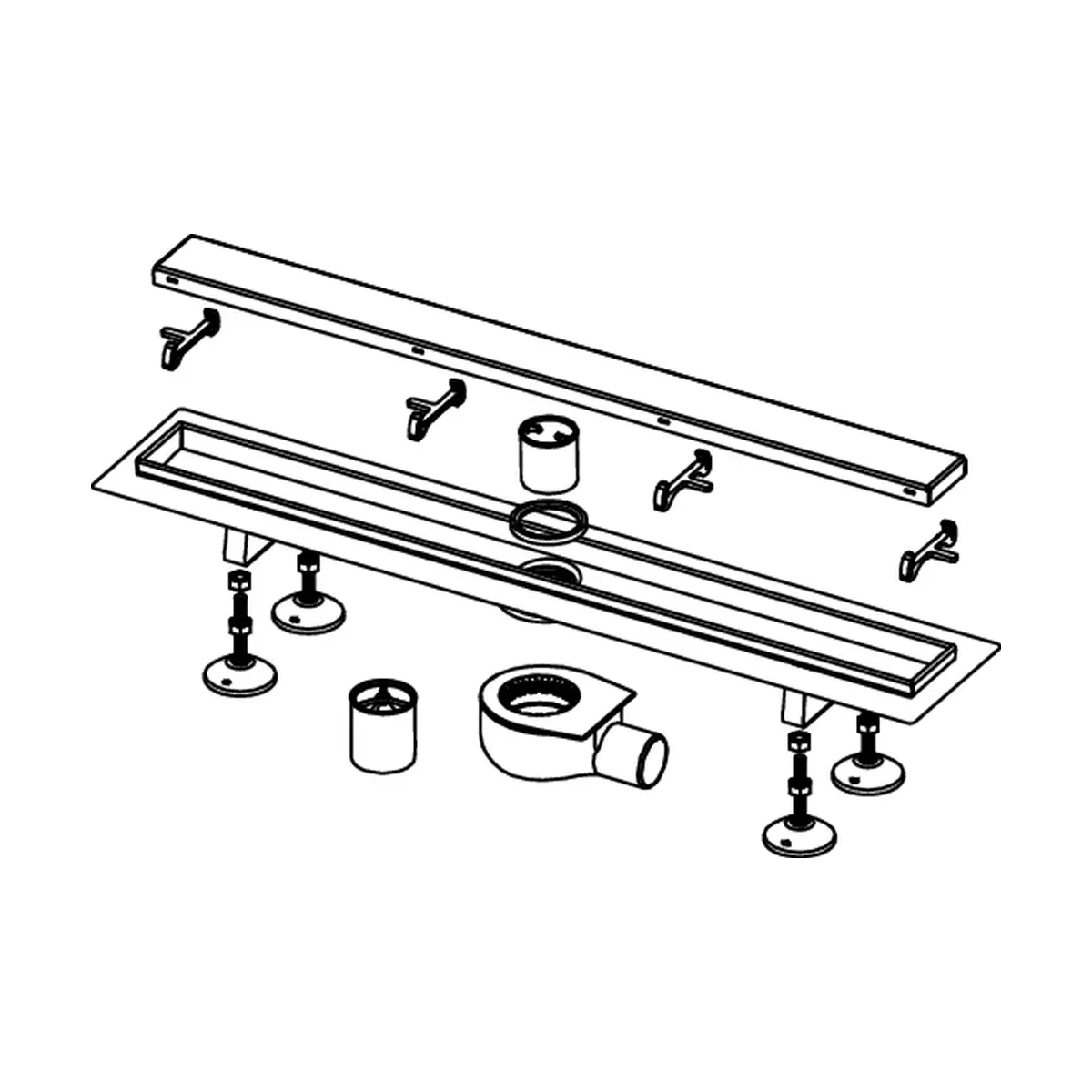 TECE LINUS 2u1 SET 600 700 800 900mm tehnicki crtez