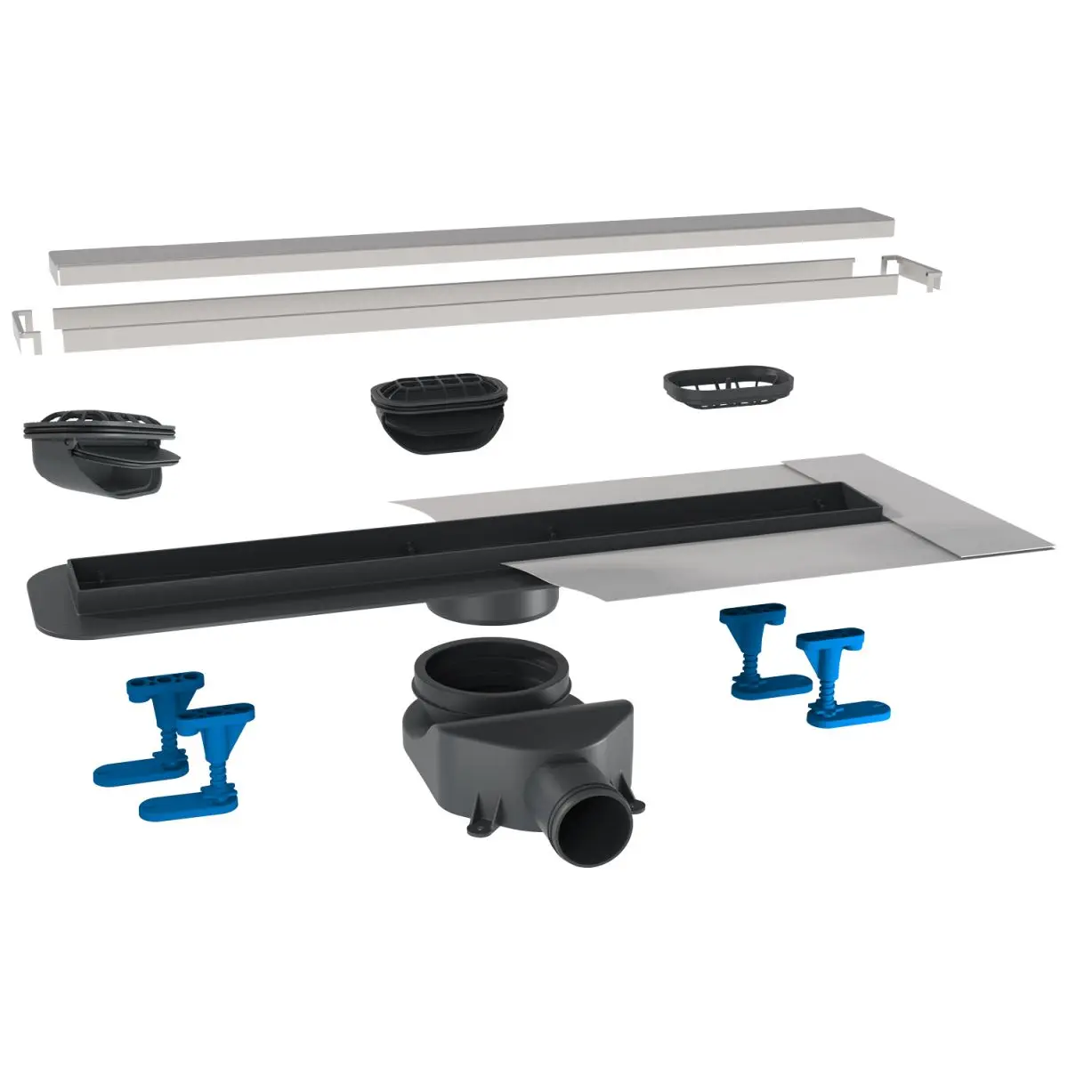 Tuš kanalica Webe Drain Rain 700 rasklop