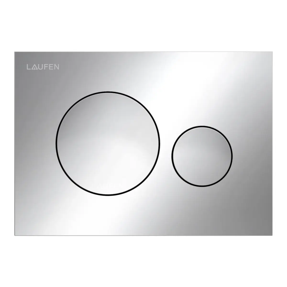 Laufen INEO Moon dvokoličinski taster hrom 9.0011.4.004.000.1