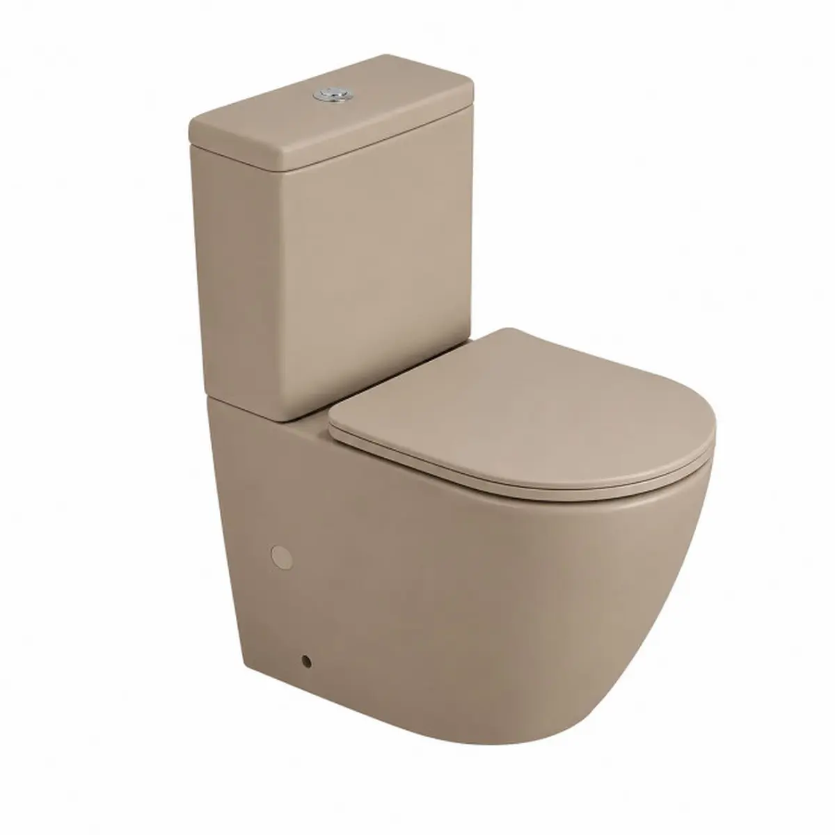 Monoblok PERLA rimless cappuccino sa duroplast soft close wc daskom vario