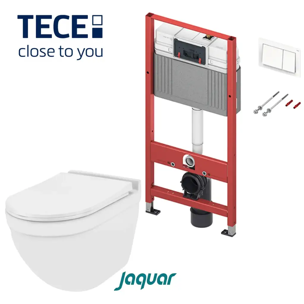 Set TECE ugradni vodokotlić i Jaquar Solo WC šolja bela