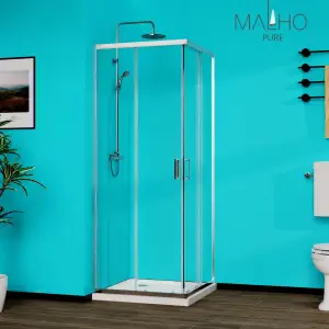 Tuš kabina Malho Pure 90x90 Silver