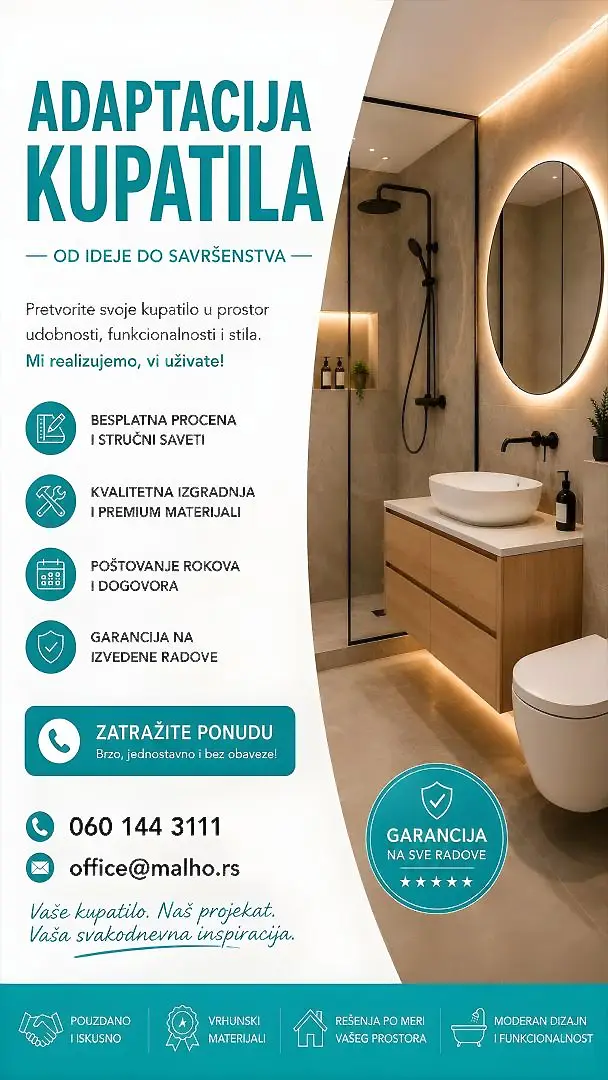 adaptacija kupatila beograd malho.rs