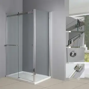 Tus kabina DANTE 120L 120x80x195cm 8mm