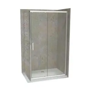Stakleni paravan COPEN ATLAS PRO 1700x1950 hrom. staklo 6mm providno