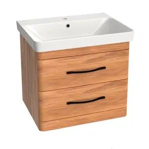 Toaletni Ormaric Luxor 60 F Drvo sa Umivaonikom