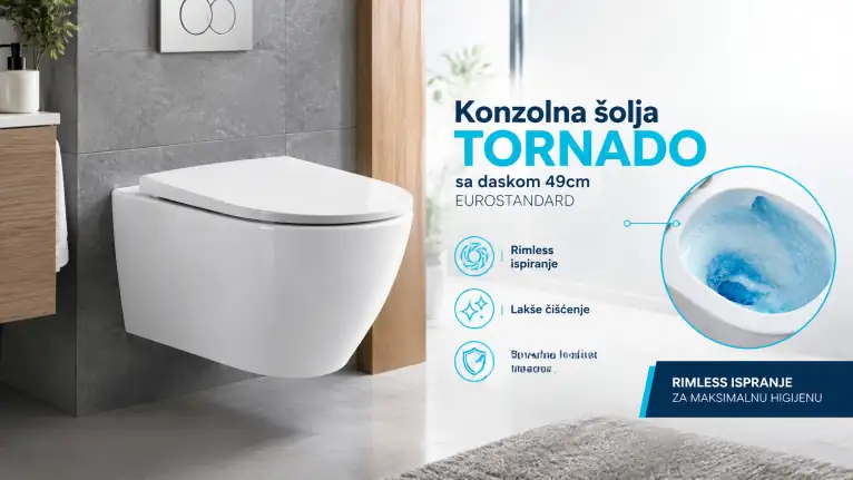 konzolna solja tornado rimless ispiranje